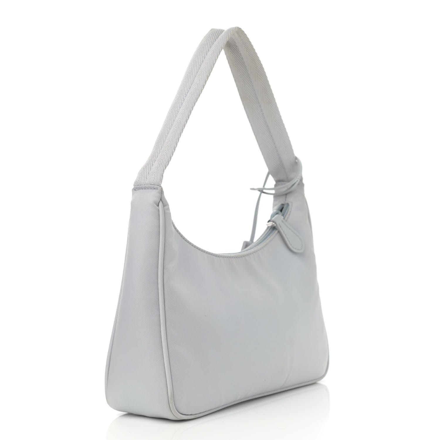 Prada Tessuto Nylon Mini Re-Edition 2000 Bag Fiordaliso 3 of 12
