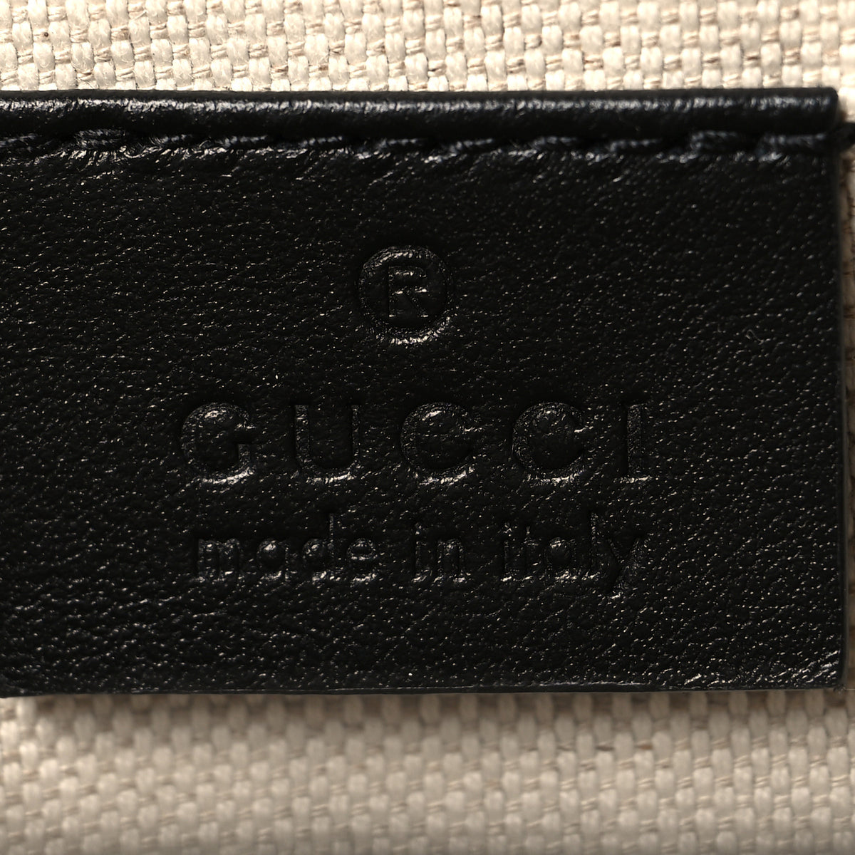 Calfskin GG Tennis Embossed Pocket Belt Bag Black