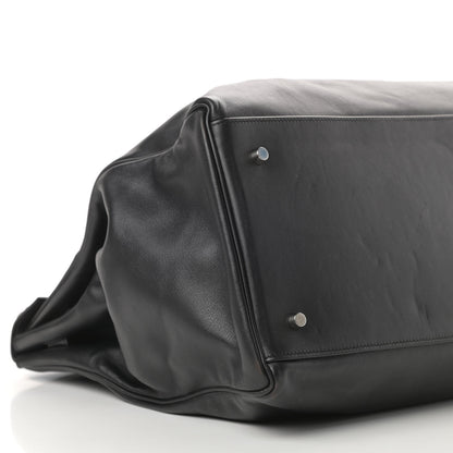 Hermes Veau Sikkim Kelly Relax 50 Black 9 of 19
