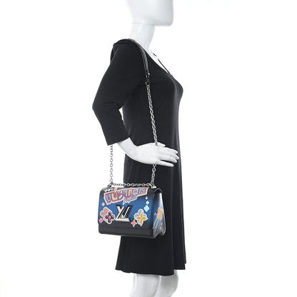 Louis Vuitton Epi Kawai Blossom Twist Shoulder Bag MM Black 2 of 11