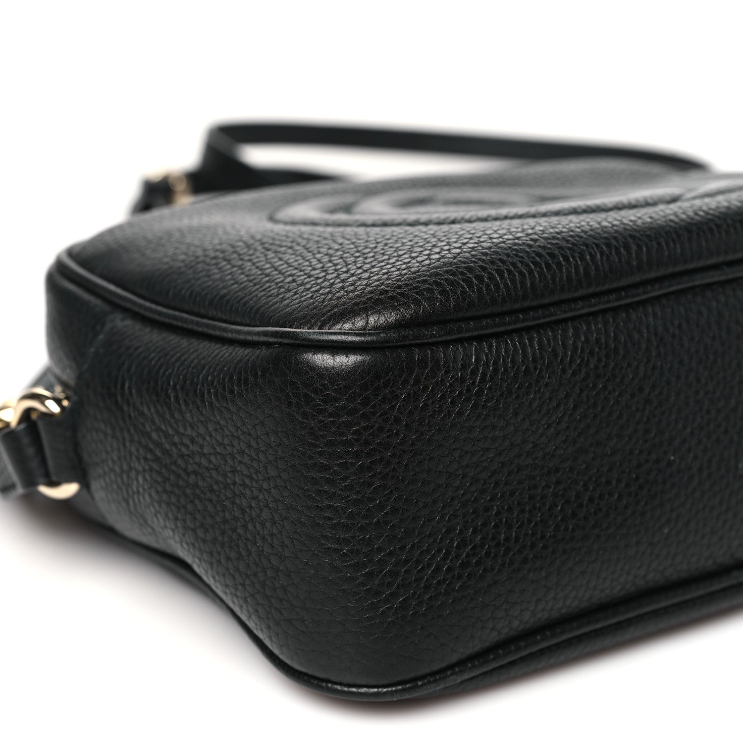 Gucci Pebbled Calfskin Small Soho Disco Bag Black 9 of 11