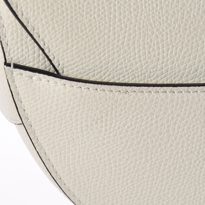 Christian Dior Grained Calfskin Mini Saddle Bag White 12 of 13