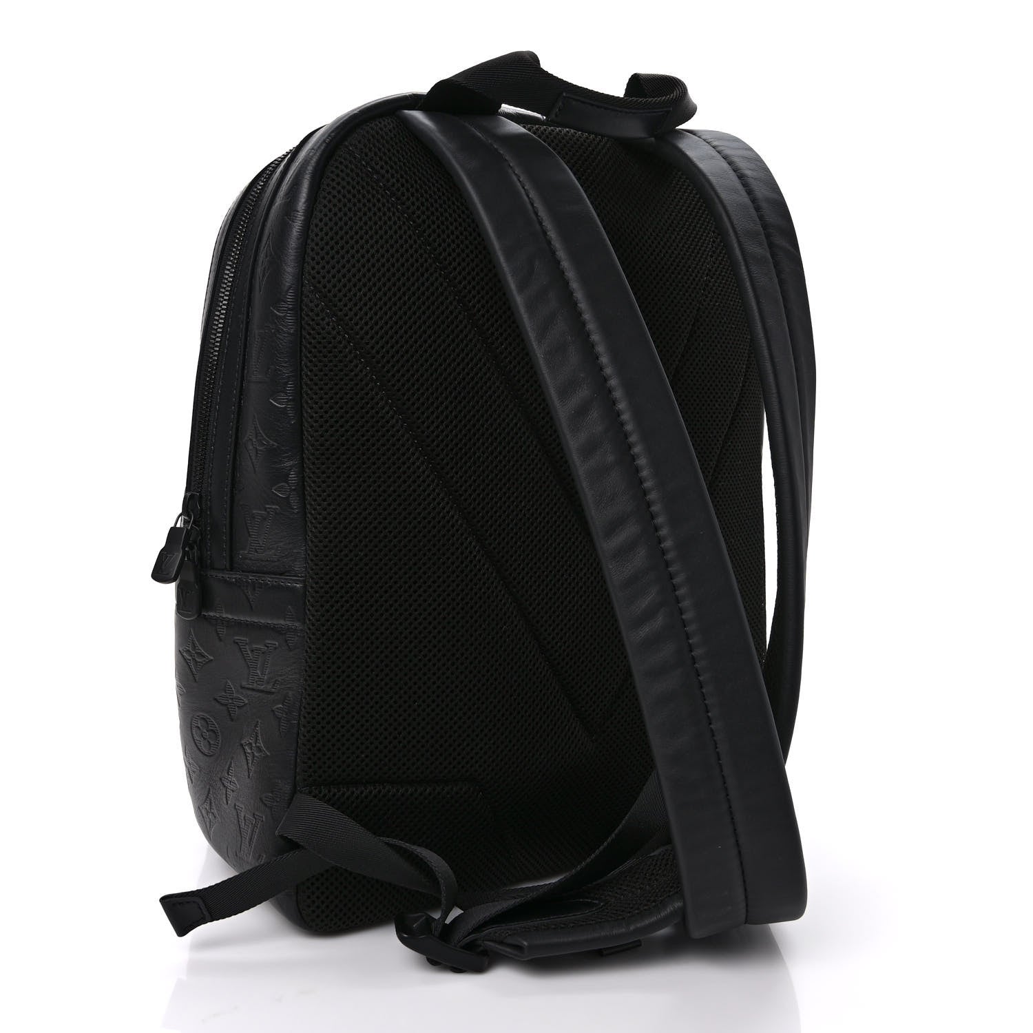 Louis Vuitton Calfskin Monogram Shadow Sprinter Backpack Black 3 of 8