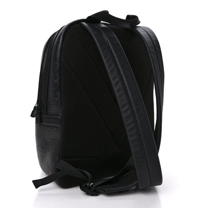 Louis Vuitton Calfskin Monogram Shadow Sprinter Backpack Black 3 of 8