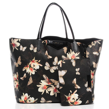 Givenchy Textured Coated Canvas Magnolia and Moth Print Large Antigona Tote 3 of 8