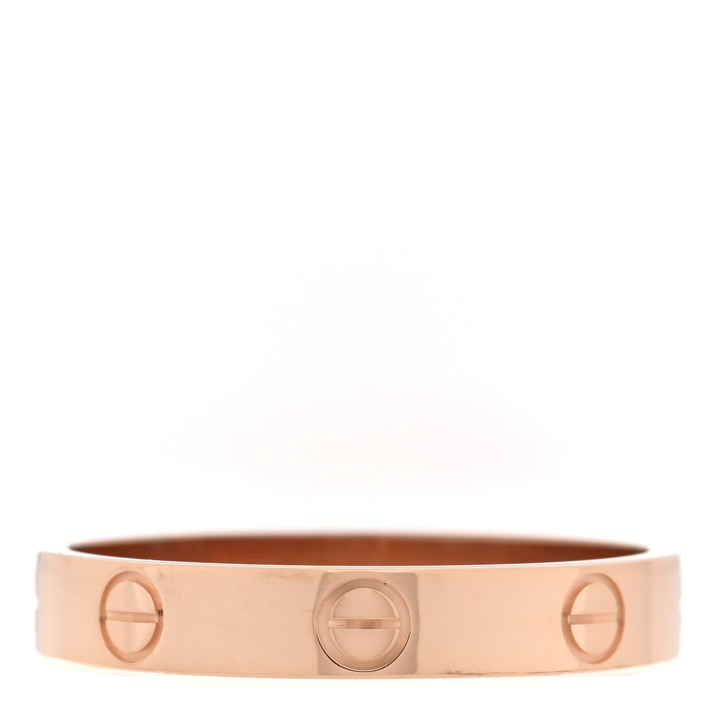 18K Pink Gold 3.5mm LOVE Wedding Band Ring 59 8.75