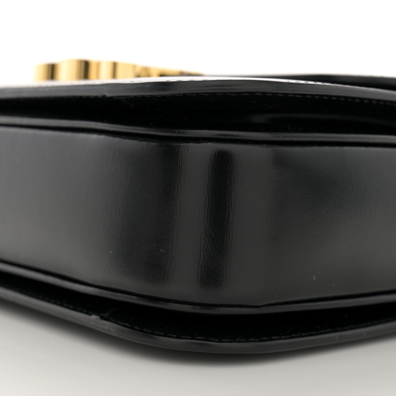 Celine Shiny Calfskin Medium Triomphe Black 11 of 15