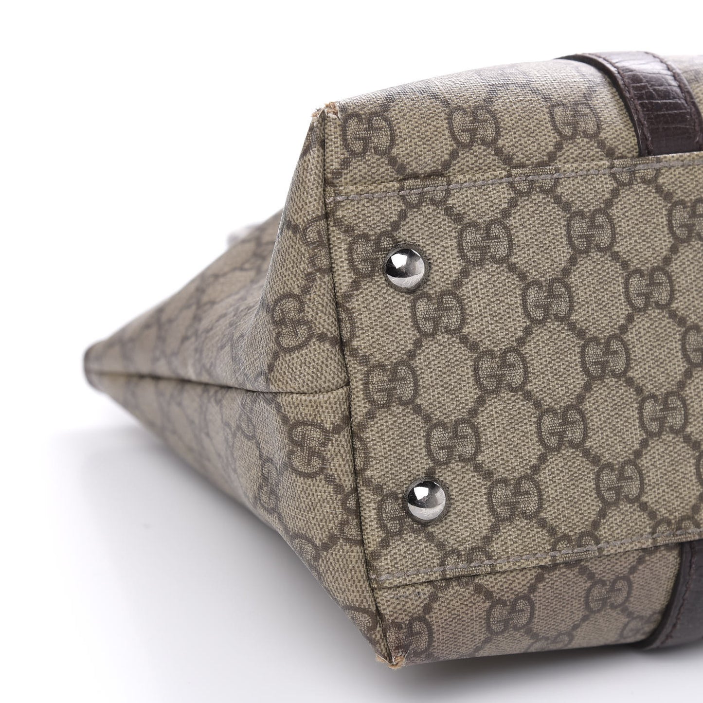 GG Plus Monogram Medium Joy Tote Dark Brown