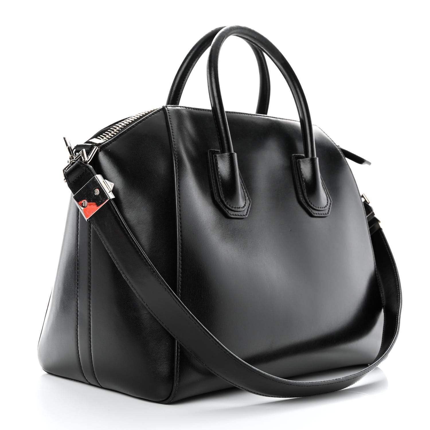 Givenchy Shiny Lord Calfskin Medium Antigona Black 2 of 12
