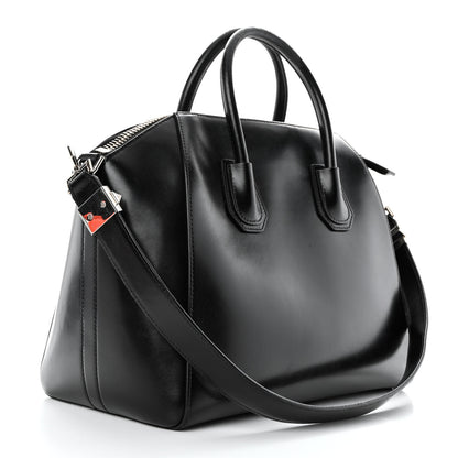Givenchy Shiny Lord Calfskin Medium Antigona Black 2 of 12