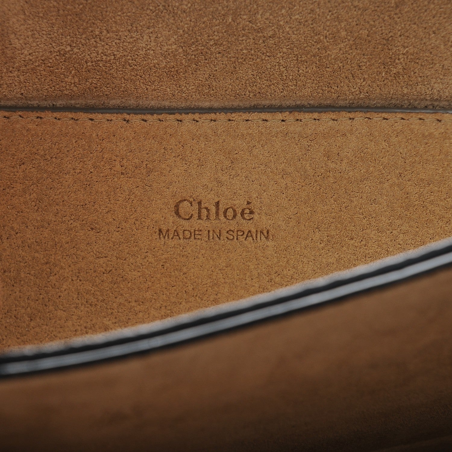 Chloe Suede Calfskin Small Faye Shoulder Bag Black 6 of 6