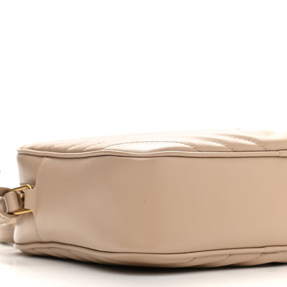 Saint Laurent Calfskin Matelasse Monogram Lou Camera Bag Dark Beige 8 of 9