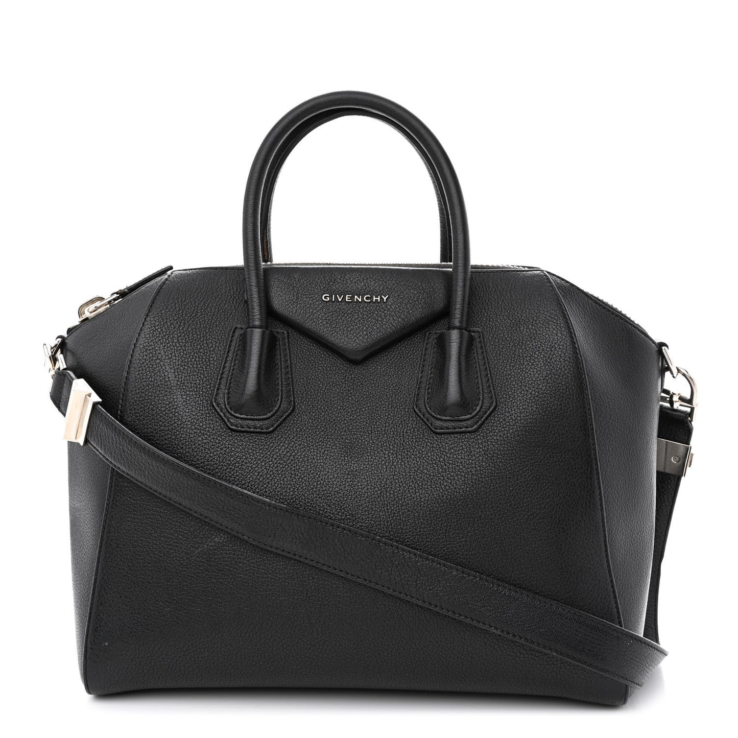 Sugar Goatskin Medium Antigona Black