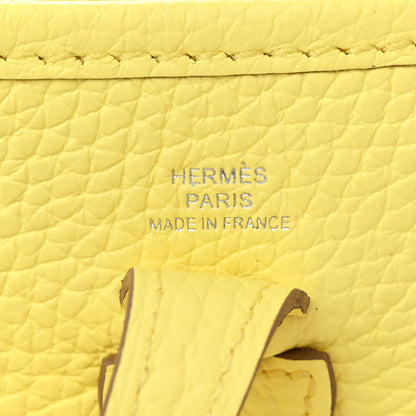 Hermes Taurillon Clemence Evelyne TPM Limoncello 6 of 11