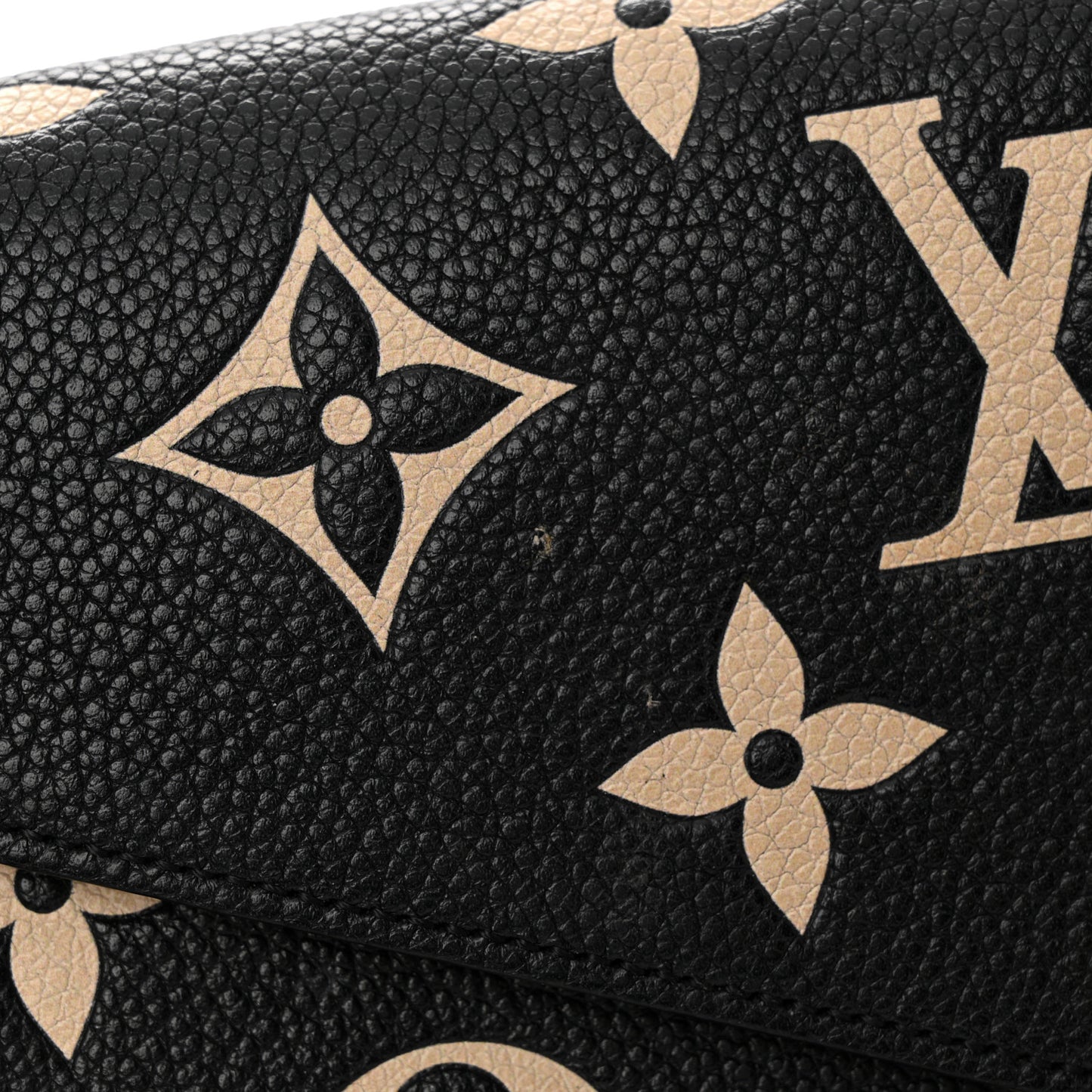 Empreinte Monogram Giant Felicie Pochette Black Beige