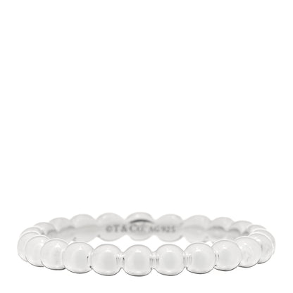 Tiffany Sterling Silver HardWear Bead Ring 57 8 1 of 3