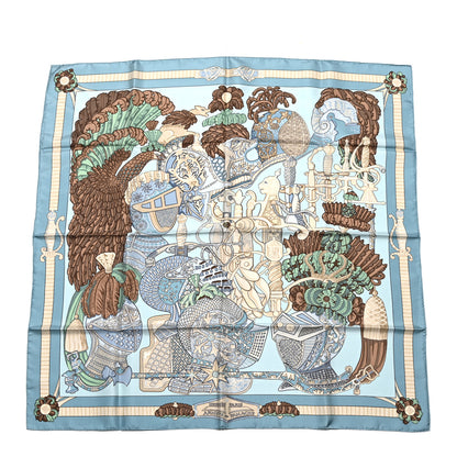 Hermes Silk Armets Panache Scarf 90 1 of 5