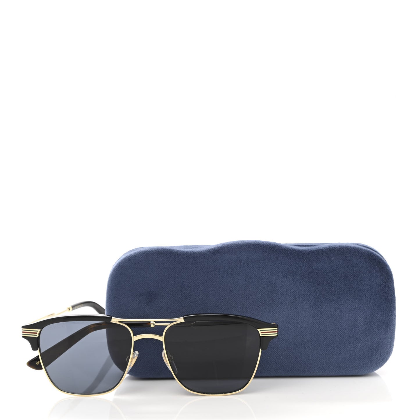 Square Frame Sunglasses GG0241S Black