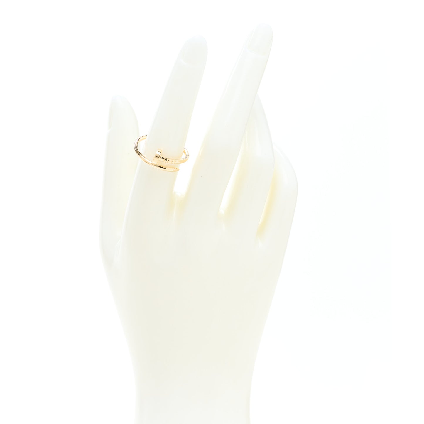 18K Yellow Gold Small Juste Un Clou Ring 54 6.75