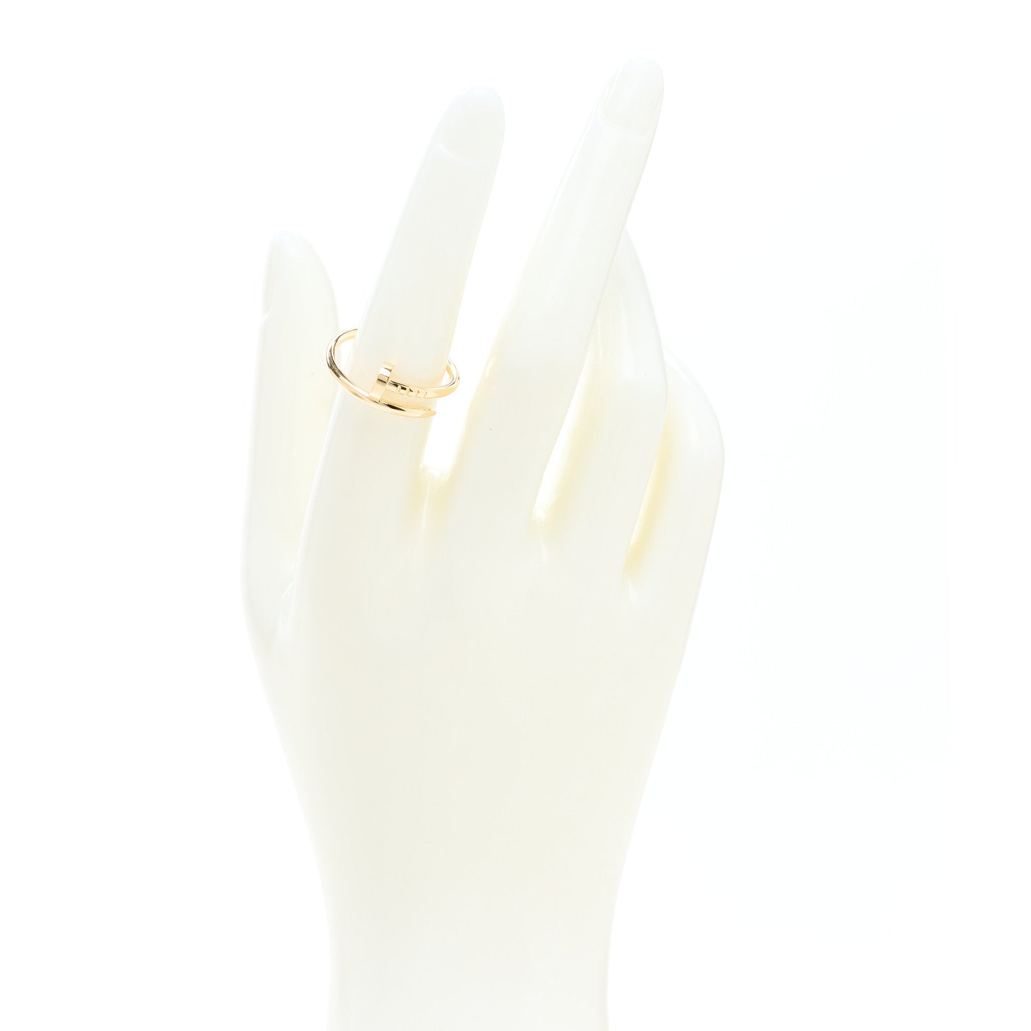 Cartier 18K Yellow Gold Small Juste Un Clou Ring 54 6.75 2 of 4