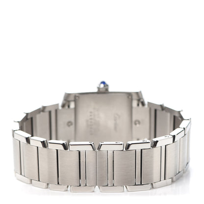 Cartier Stainless Steel 25mm Tank Francaise Quartz Watch 3 of 7