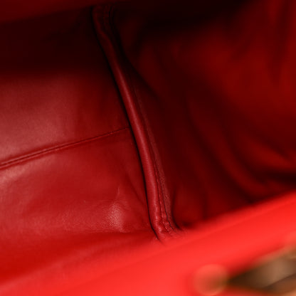 Salvatore Ferragamo Calfskin Medium The Studio Bag Red 14 of 17