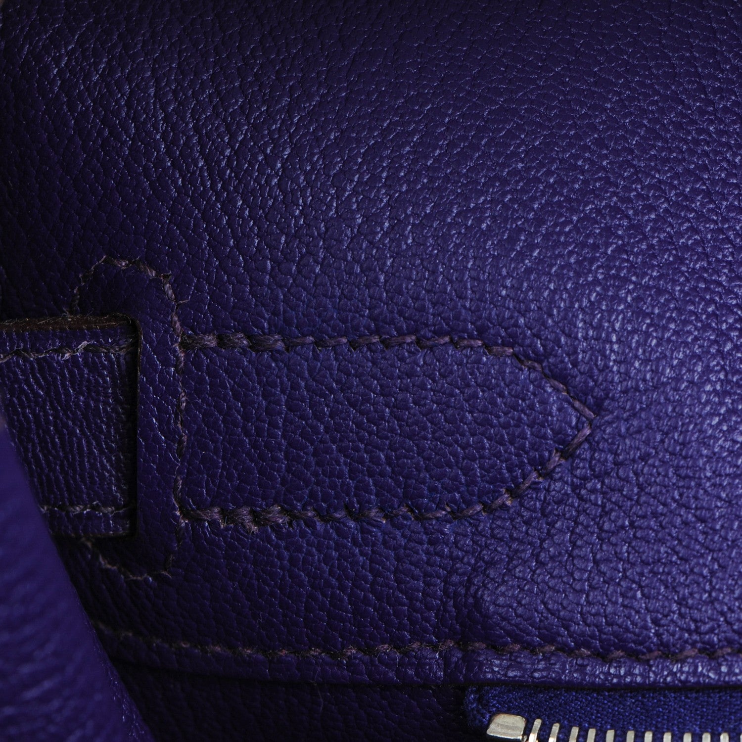Hermes Chevre Bi-Color Horseshoe Birkin 30 Rose Shocking Iris 20 of 27