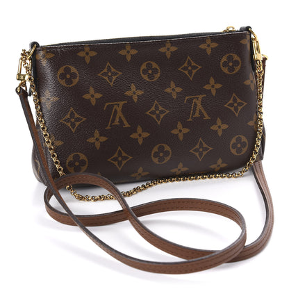 Louis Vuitton Monogram Pallas Clutch Black 3 of 10