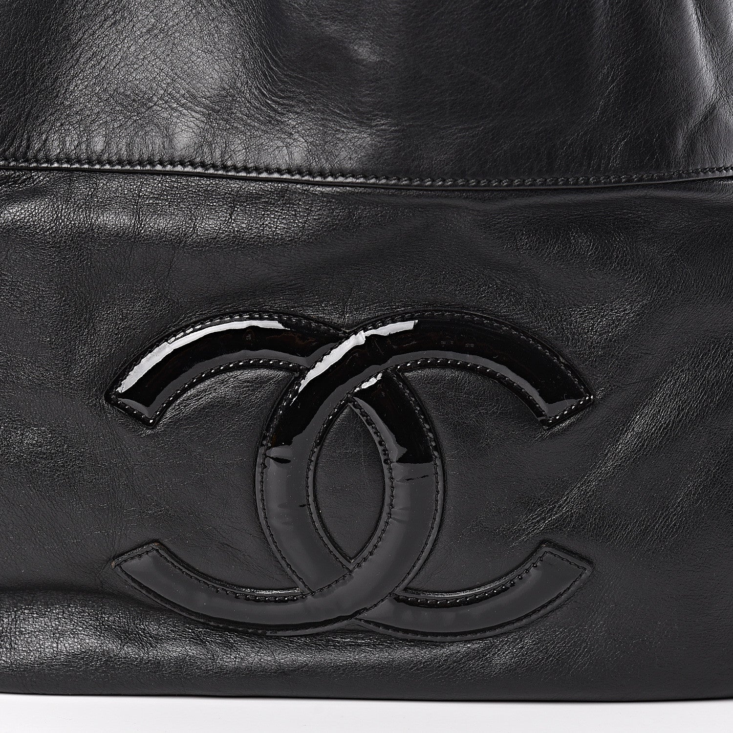 Chanel Calfskin Modern Chain Rhodoid Hobo Black 11 of 11