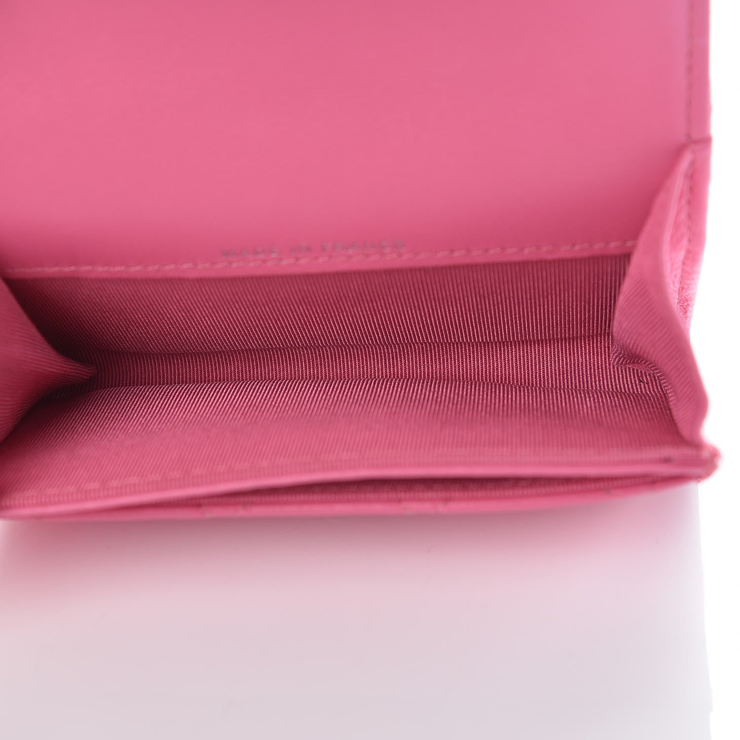 Chanel Lambskin Quilted Flap Card Holder Pink 5 of 9