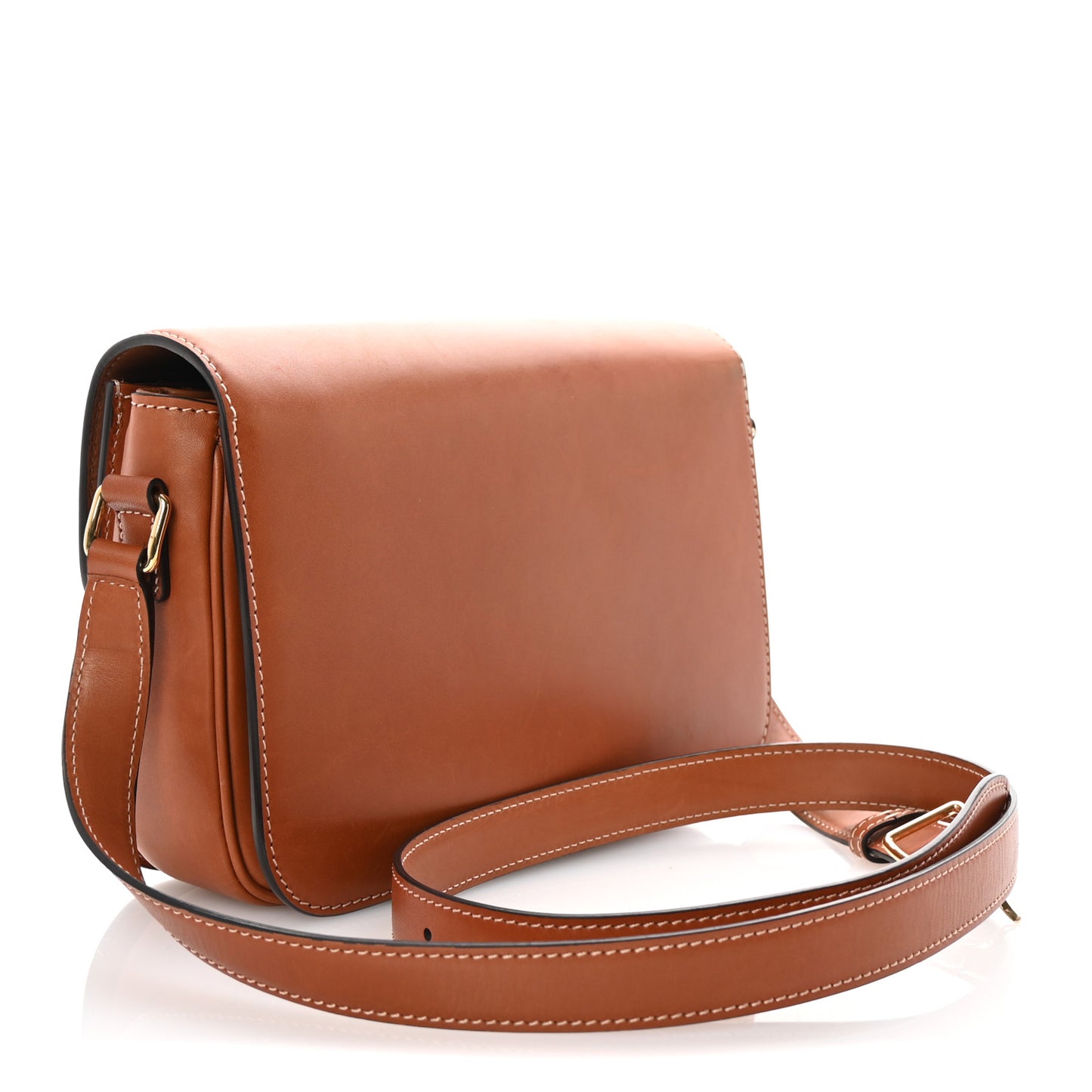 Natural Calfskin Medium Triomphe Tan