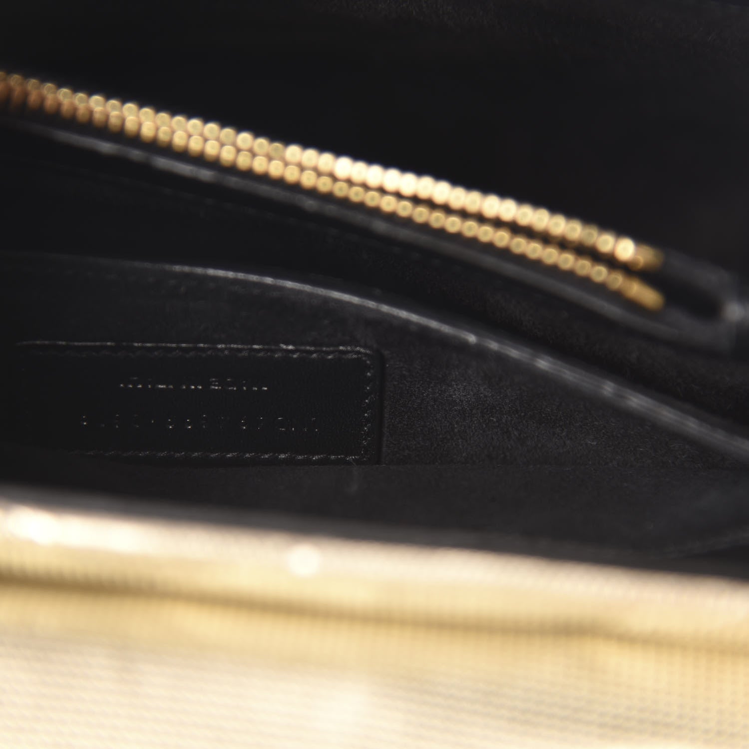 Saint Laurent Metallic Calfskin Y Quilted Small Loulou Monogram Chain Satchel Platino 9 of 10