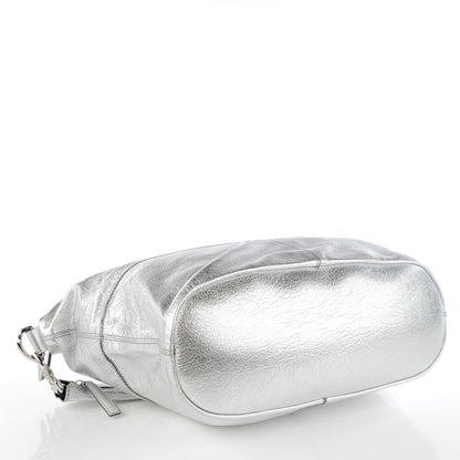 Givenchy Metallic Calfskin Large Nightingale Silver 4 of 7