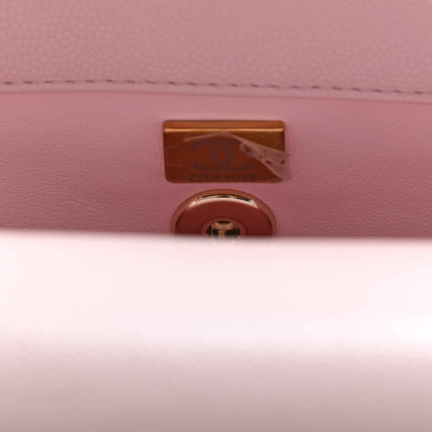 Chanel Caviar Quilted Mini Coco Handle Flap Light Pink 7 of 11
