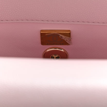 Chanel Caviar Quilted Mini Coco Handle Flap Light Pink 7 of 11