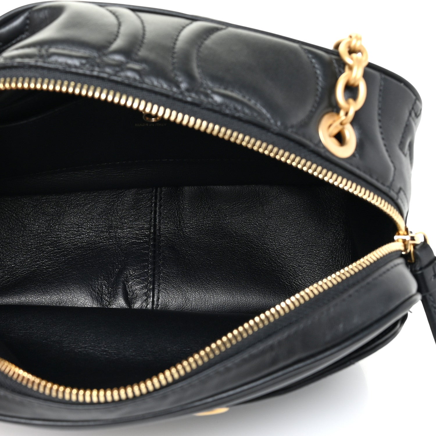 Salvatore Ferragamo Calfskin Quilted Gancini Camera Bag Black 5 of 11
