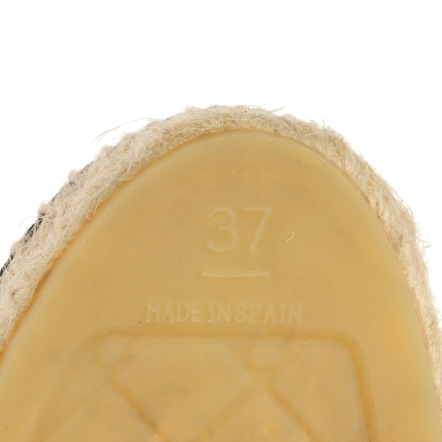 Chanel Satin CC Espadrilles 37 Black 6 of 8