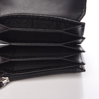 MCM Visetos Mini Accordion Card Wallet Black 5 of 7