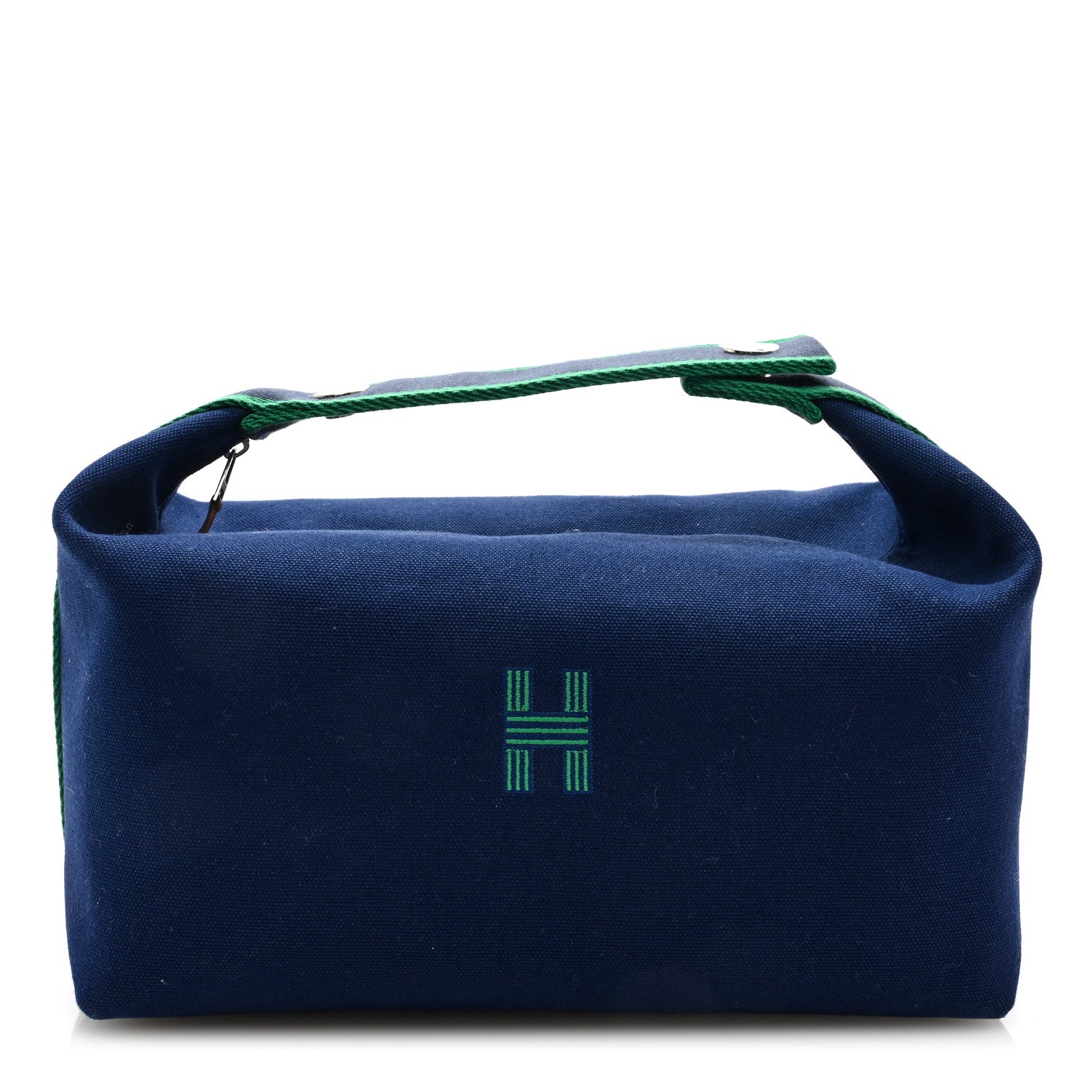 Hermes Canvas Large Bride-A-Brac Pouch Marine 1 of 7