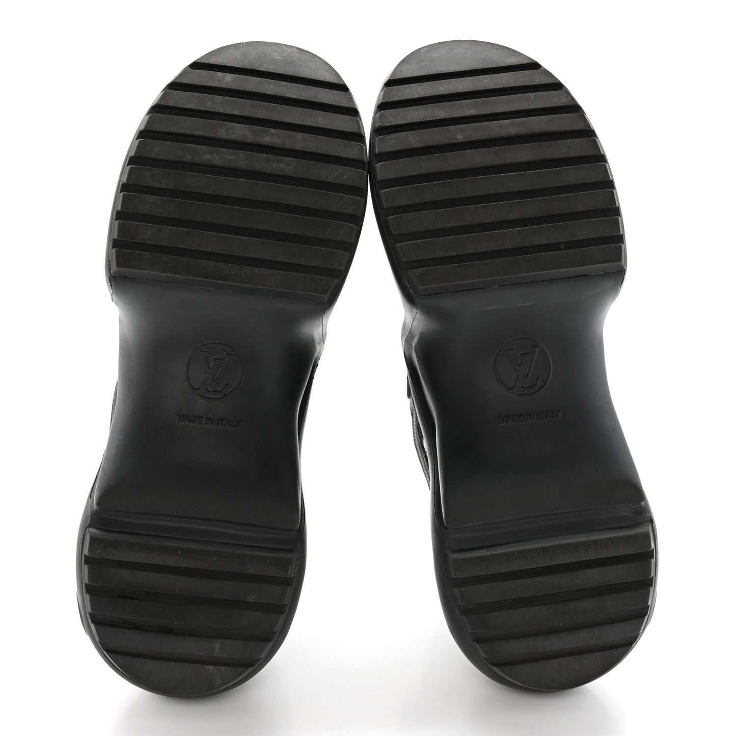 Calfskin Technical Nylon LV Archlight Sneakers 37 Black White