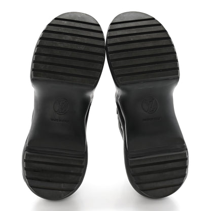 Louis Vuitton Calfskin Technical Nylon LV Archlight Sneakers 37 Black White 6 of 16