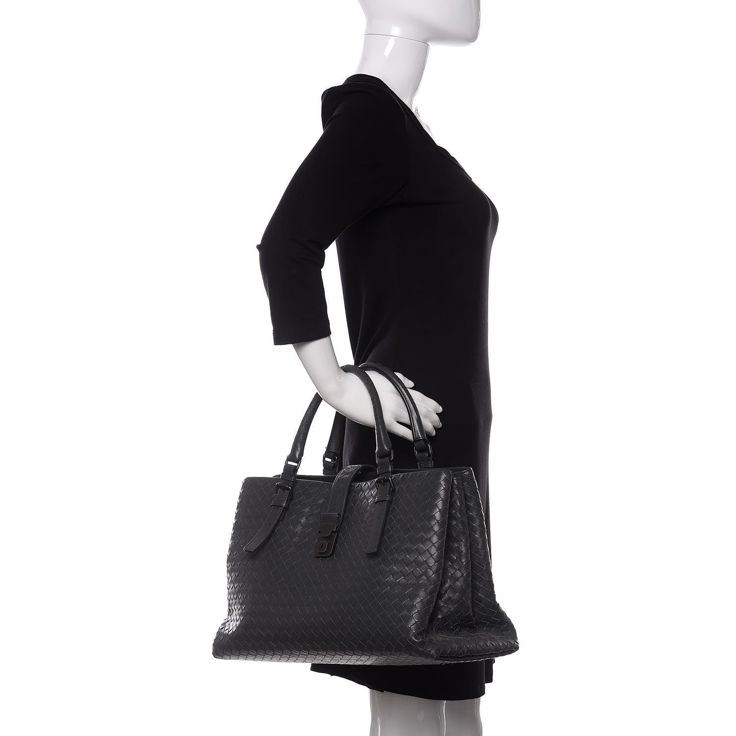 Bottega Veneta Nappa Intrecciato Medium Roma Tote Shadow 2 of 9