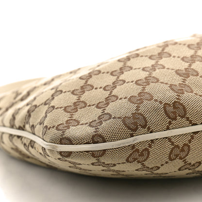 Gucci Monogram Medium New Britt Hobo Off White 8 of 9