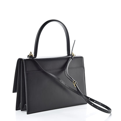 Balenciaga Box Calfskin Large Sharp Top Handle Bag Black 3 of 10