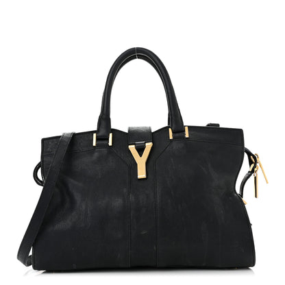Saint Laurent Sheepskin Small Cabas ChYc Navy 1 of 15