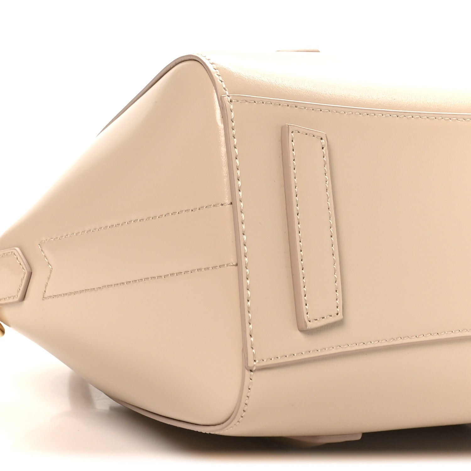 Givenchy Box Calfskin Mini Lock Antigona Shoulder Bag Natural Beige 8 of 9