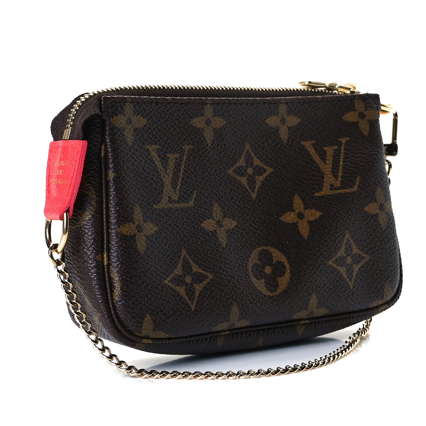 Monogram 2021 Christmas Animation London Mini Pochette Accessories Red