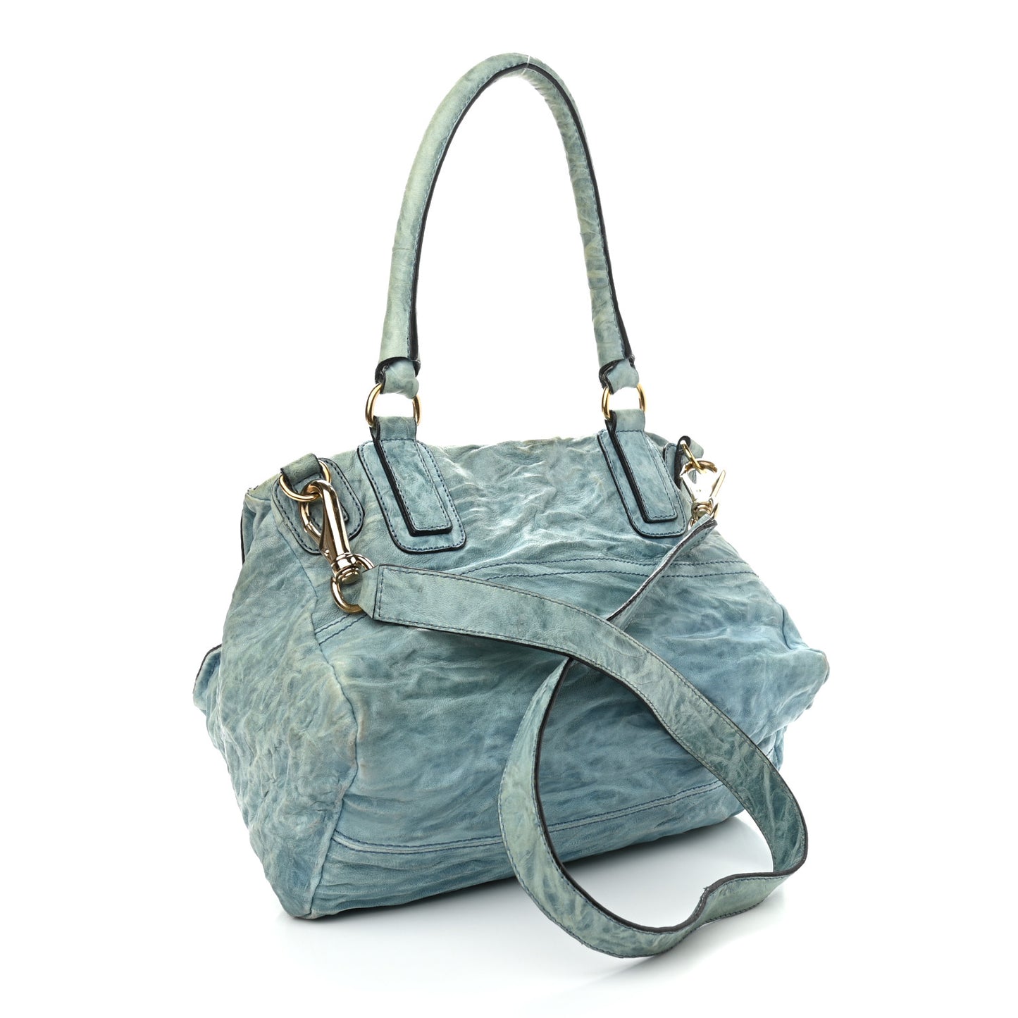 Tumbled Sheepskin Medium Pandora Sky Blue