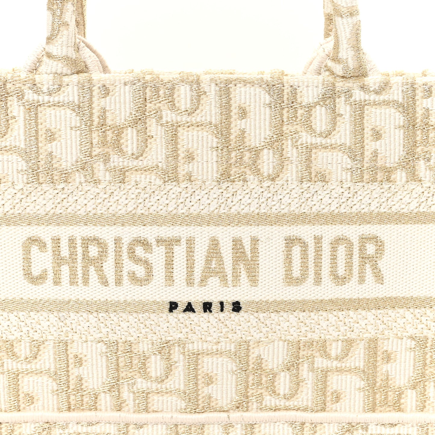 Oblique Mini Book Tote With Strap Gold Multicolor