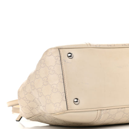 Gucci Guccissima Medium Princy Tote Off White 8 of 13